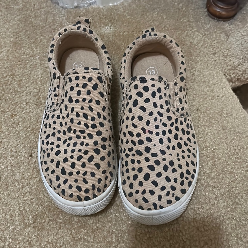 Girls size 13 slip on shoes